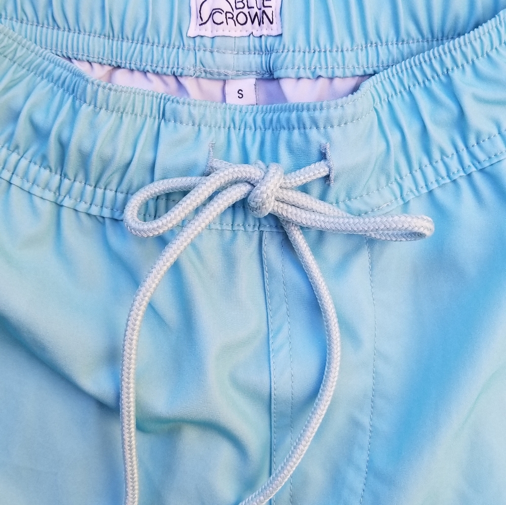 Blue Crown Drawstring Shorts - Picture 3 of 6